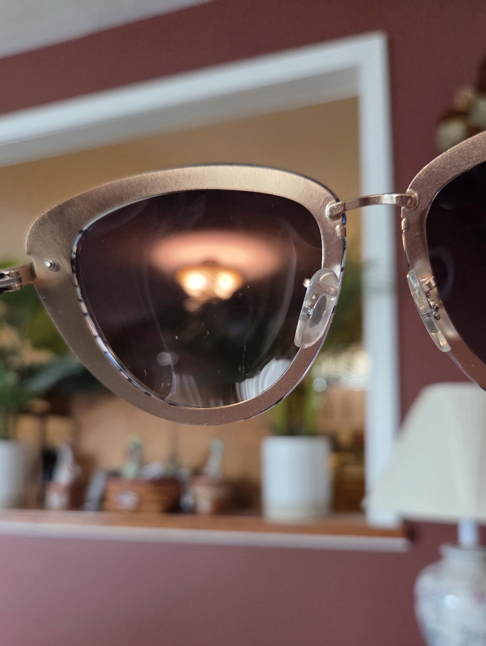 EUC Privรฉ Revaux Multicolor Monet Cat-Eye Polararized Black Sunglasses Excellent - Picture 6 of 12